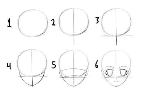 Vẽ mặt nạ anime trên giấy